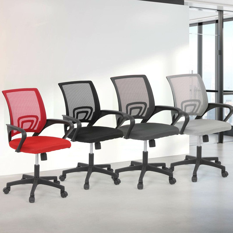 Bürostuhl Schreibtischstuhl Drehstuhl Chefsessel Arbeitsstuhl Stuhl Netz Schwarz