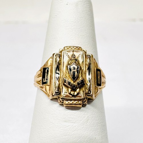 Vintage Jostens 10k Yellow Gold 1961 JB East Class Ring | eBay Vintage Jostens 10k Yellow Gold 1961 JB East Class Ring | eBay