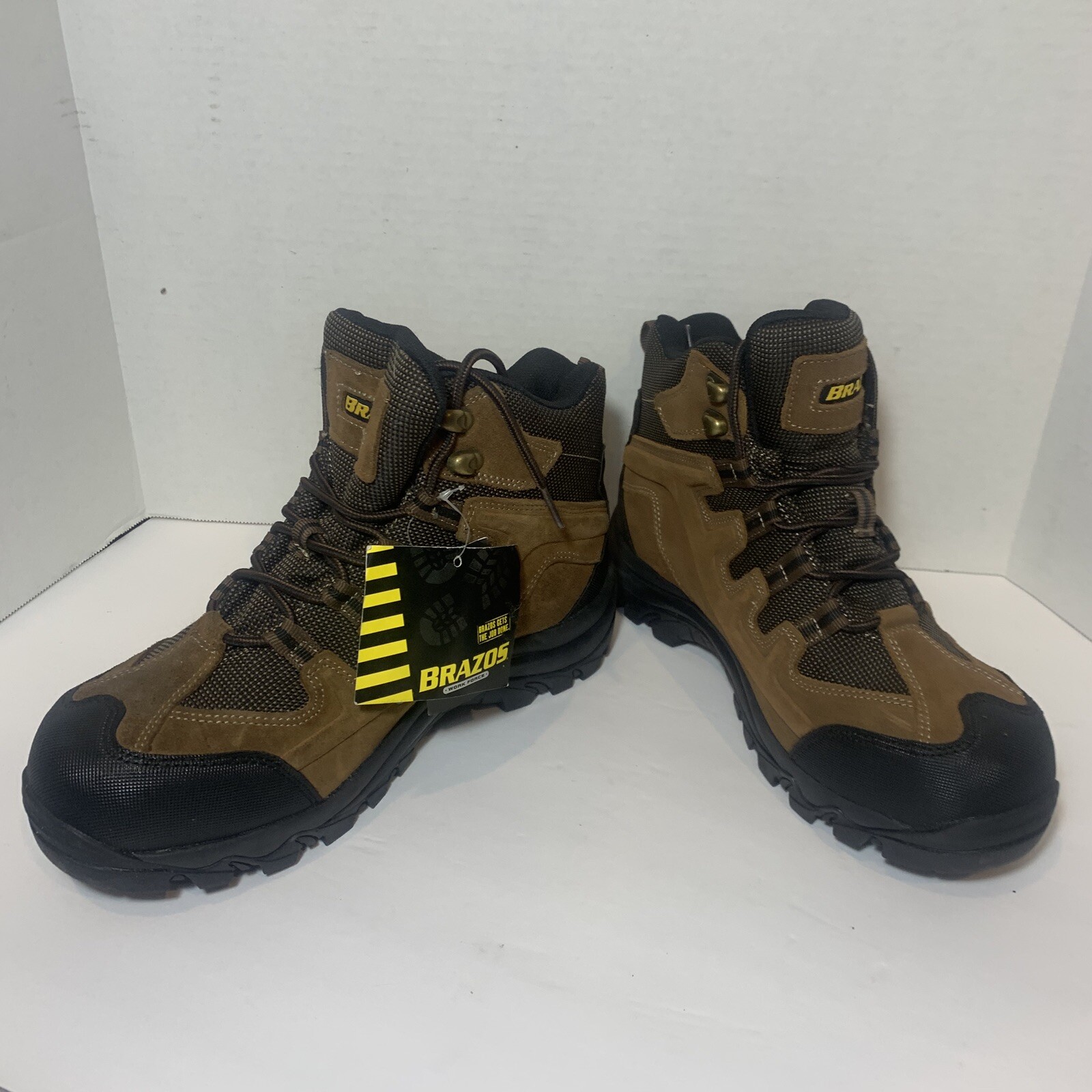 Brazos Men's Iron Force Steel Toe Hiker 