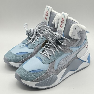 Puma New RS-X Mid Winter 'Cerulean White' Men Size 7.5= Women 9 Style 380423-01