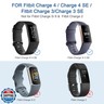 Vancle Bands for Fitbit Charge 4/3 [4 Pack] - Classic Soft Replacement Sport Straps Wristbands for Fitbit Charge 4/3 Fitness and Health Tracker (Women/Men)