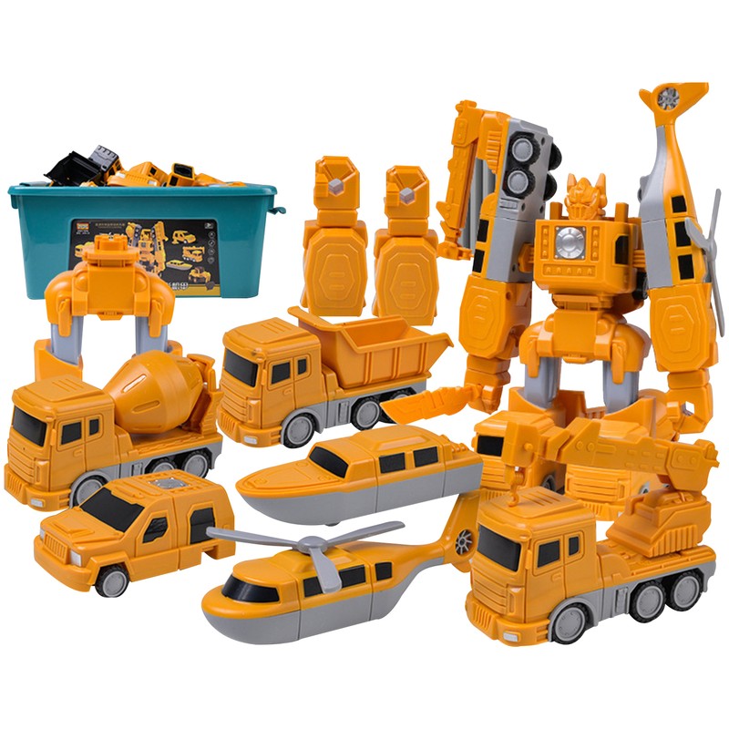 Assembled Toys For Boys Kids Robot Car Toys