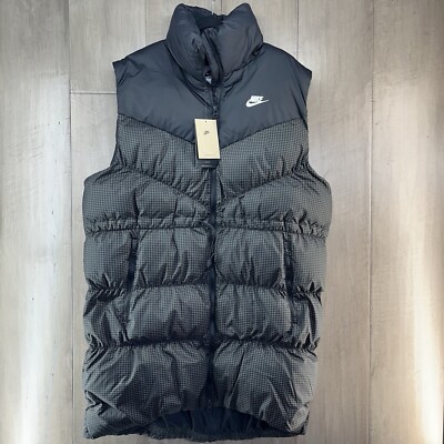 Nike Sportswear Therma-FIT Women's Long Puffer Vest Black Medium FB8794-010