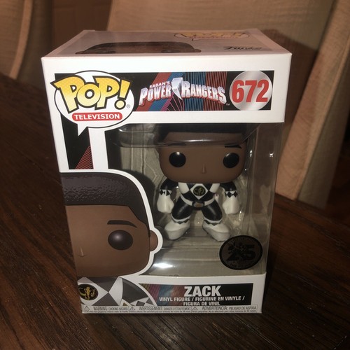 Zack Black Ranger without helmet #672 Mighty Morphin Power