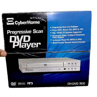 CyberHome  CH-DVD 300 DVD Player w/ Progressive Scan Output New In Open Box
