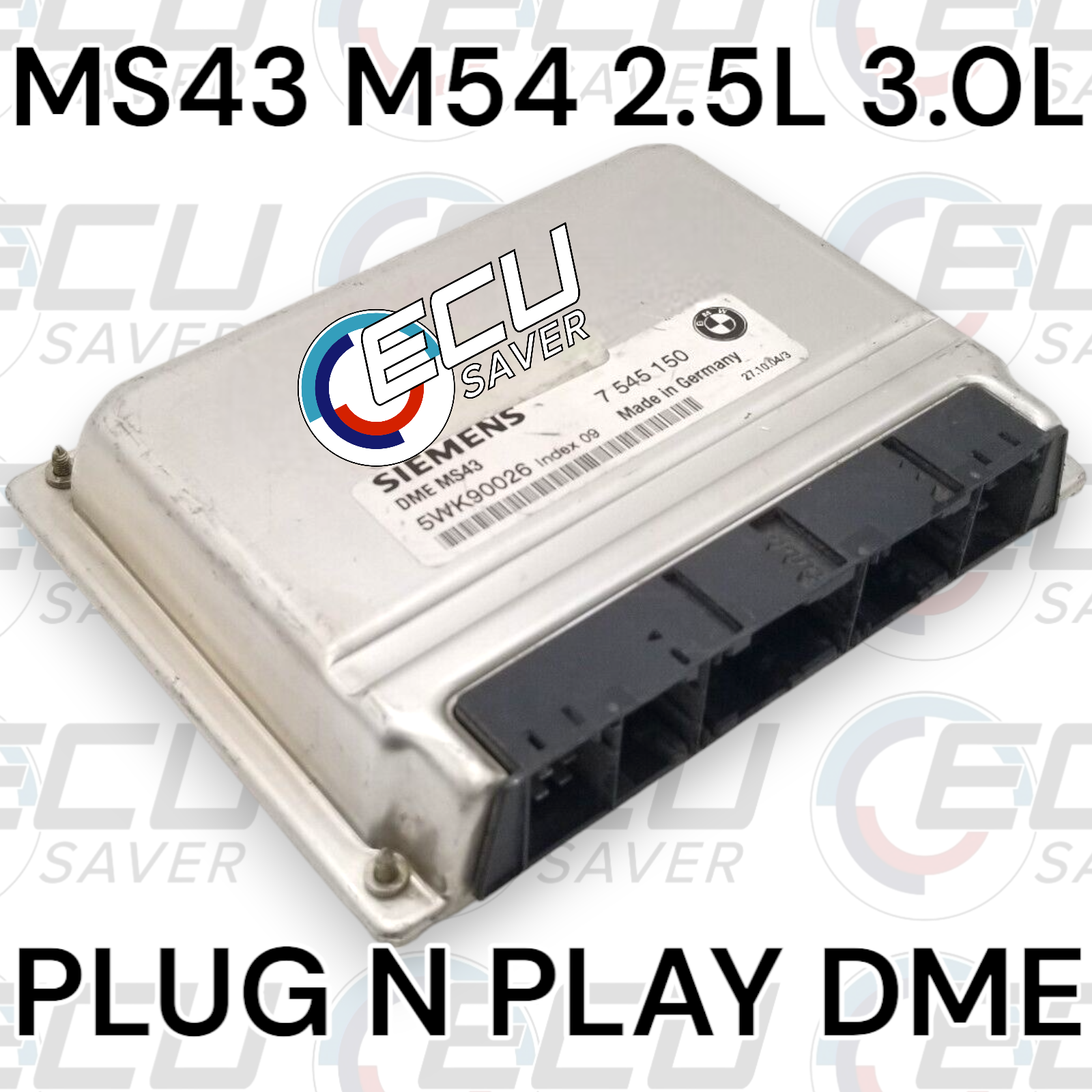 🔥 BMW MS43 Plug N' Play DME, EWS DELETED / 7 545 150 / E46