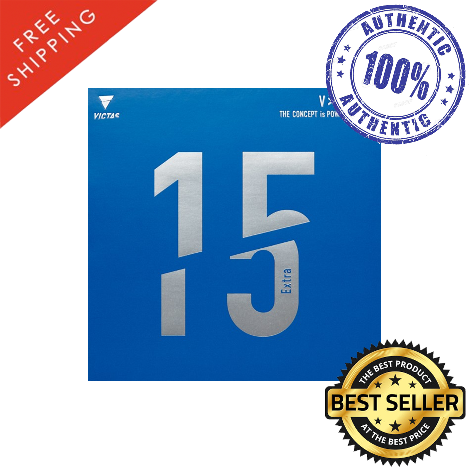 Victas V 15 Extra Table Tennis & Ping Pong Rubber, Choose