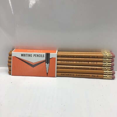 NOS Vintage Pencils Dixon Datamate Executive No 2  Package of 12