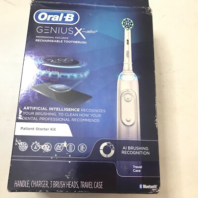 Oral-B Genius X Limited Elec. Toothbrush, Artificial Intelligence -White - PARTS