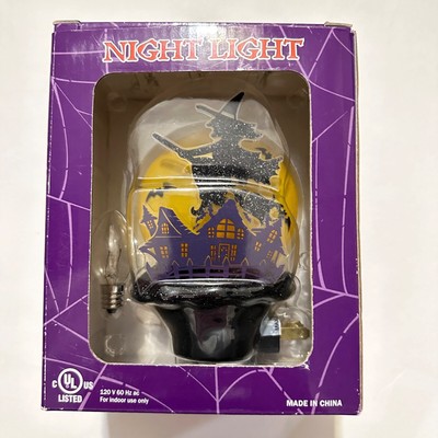 Halloween Night Light Witch Full Moon Haunted House Decoration - New