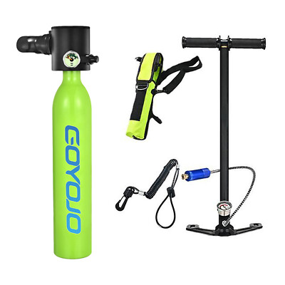 0.5L Mini Scuba Tank Diving Equipment Underwater Breath Cylinder Oxygen C set