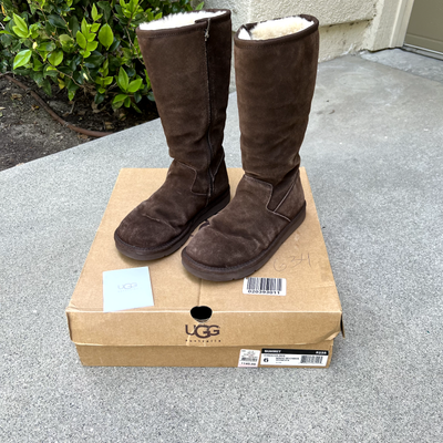 Leather uggs sale with zipper
