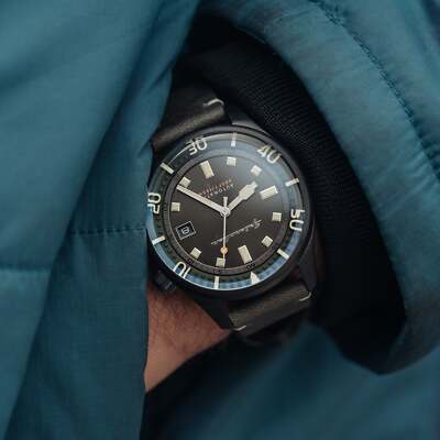 Pre-owned Spinnaker Bradner Stainless Steel 42mm Japanese Automatic Wristwatch