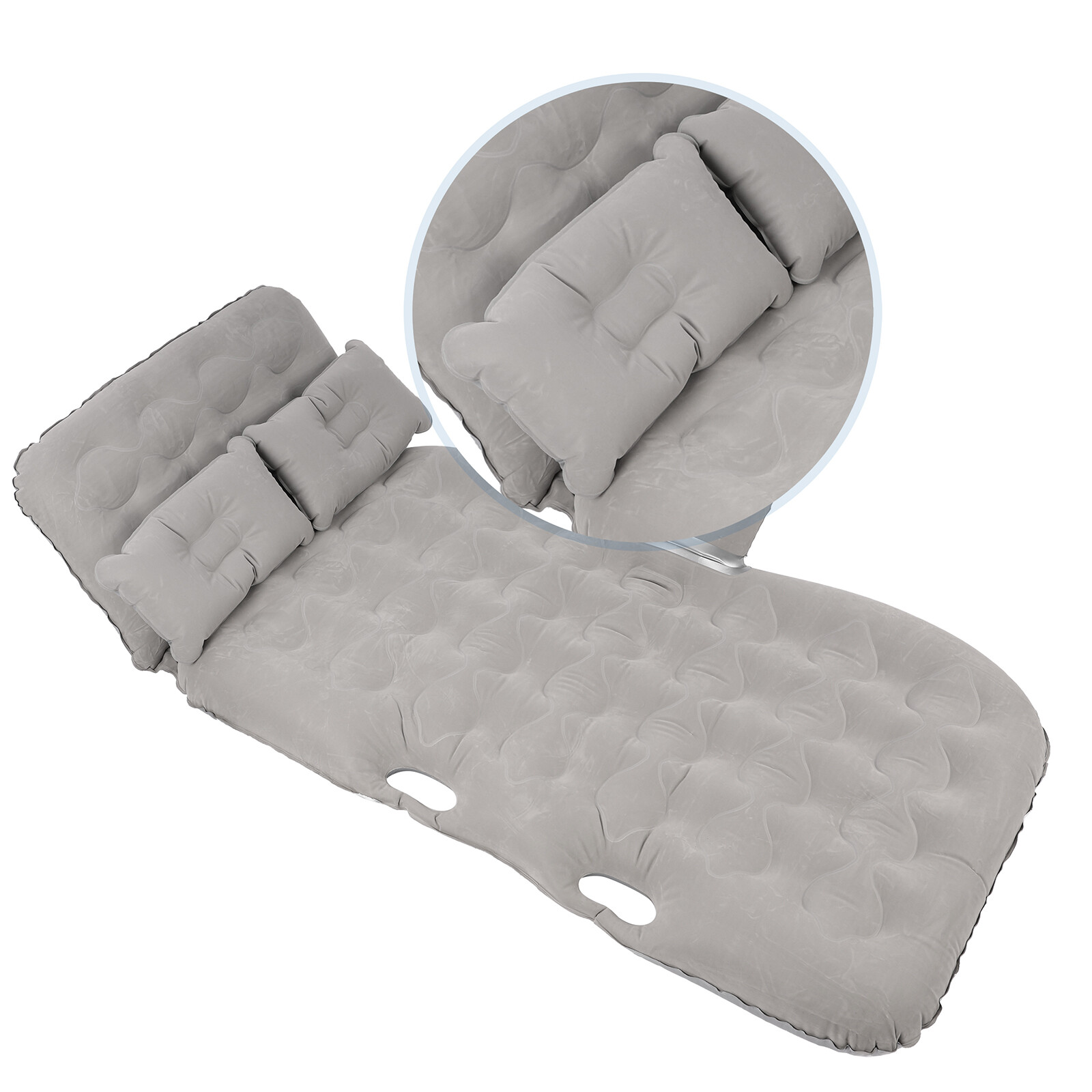 Inflatable Car Travel Air Mattress Thickened Flocking &PVC Camping Bed Universal