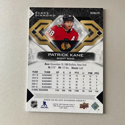 2022 Upper Deck Black Diamond #BDB-PK Patrick Kane 225/349