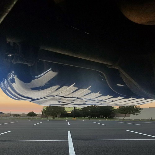 Fit For 1999-2004 Jeep Grand Cherokee Fuel Tank Skid Plate Cover w/ Straps Black