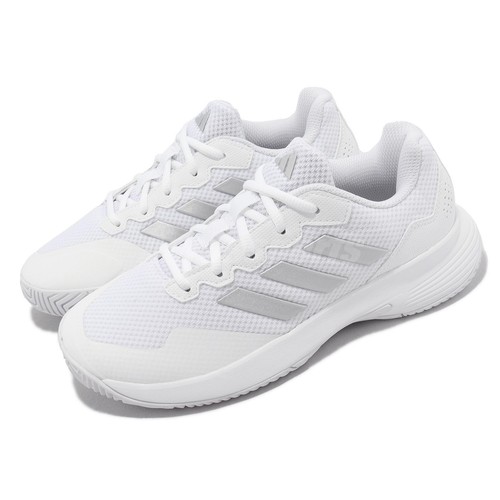 

Adidas GameCourt 2 W Белые Серебряные Женские Теннисные Кроссовки Кроссовки HQ8476, Белый, Gamecourt 2 W