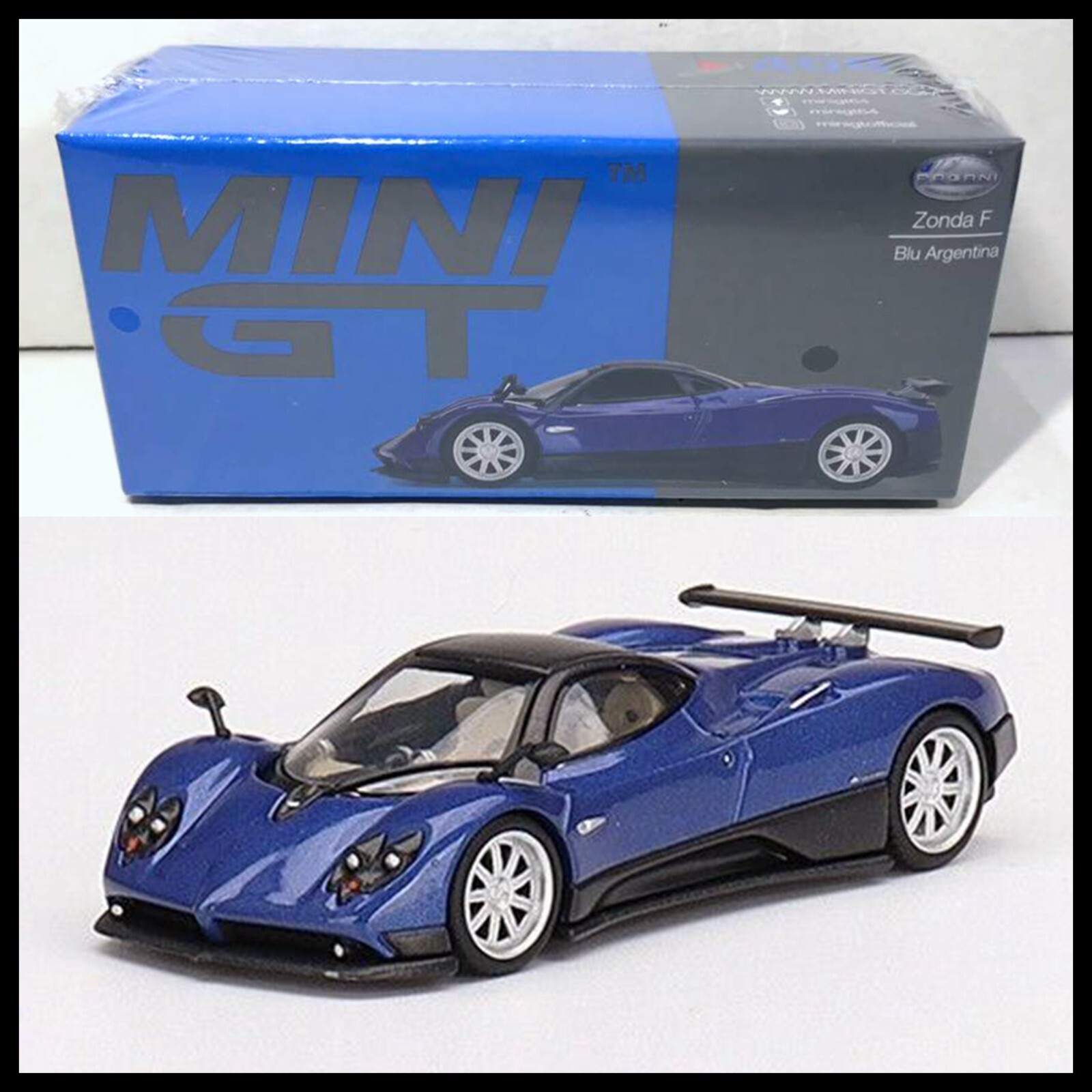 MINI GT Zonda F Blu Argentina 2個セット 408 Mini GT 1:64 Pagani Zonda F Blu Argentina #408 | eBay
