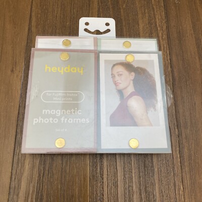 heyday Fujifilm Instax Mini Prints Magnetic Photo Frames set of 4 NEW