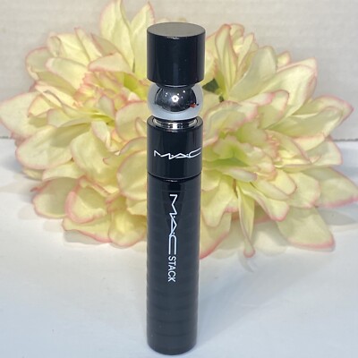 MAC Stack Mega Brush Black Mascara Full Size .41oz 12ml New No Box Free Shipping