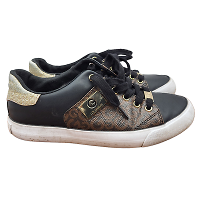 Guess black shop glitter sneakers