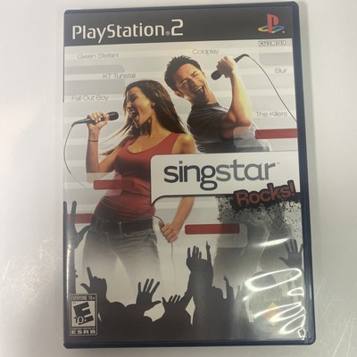 Sing Star Rocks Play Station  2 ! PS2 Video Game -  Complete comes with manual