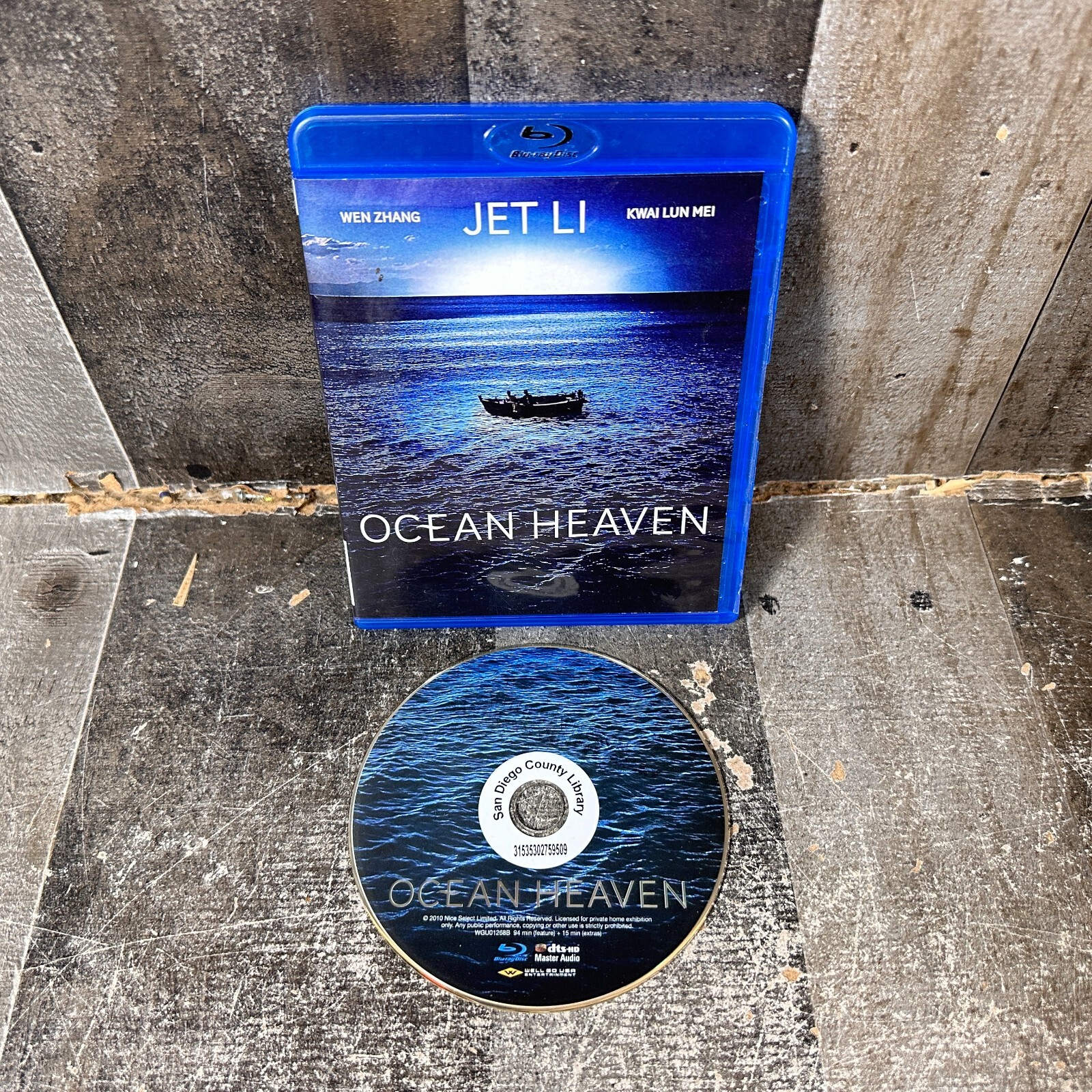 海洋天堂（Ｂｌｕ－ｒａｙ　Ｄｉｓｃ） Ocean Heaven [Blu-ray/DVD Combo, 2010] Region A. Jet Li