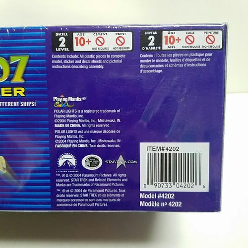 Star Trek Klingon D7 Battlecruiser 2004 Assembly Kit