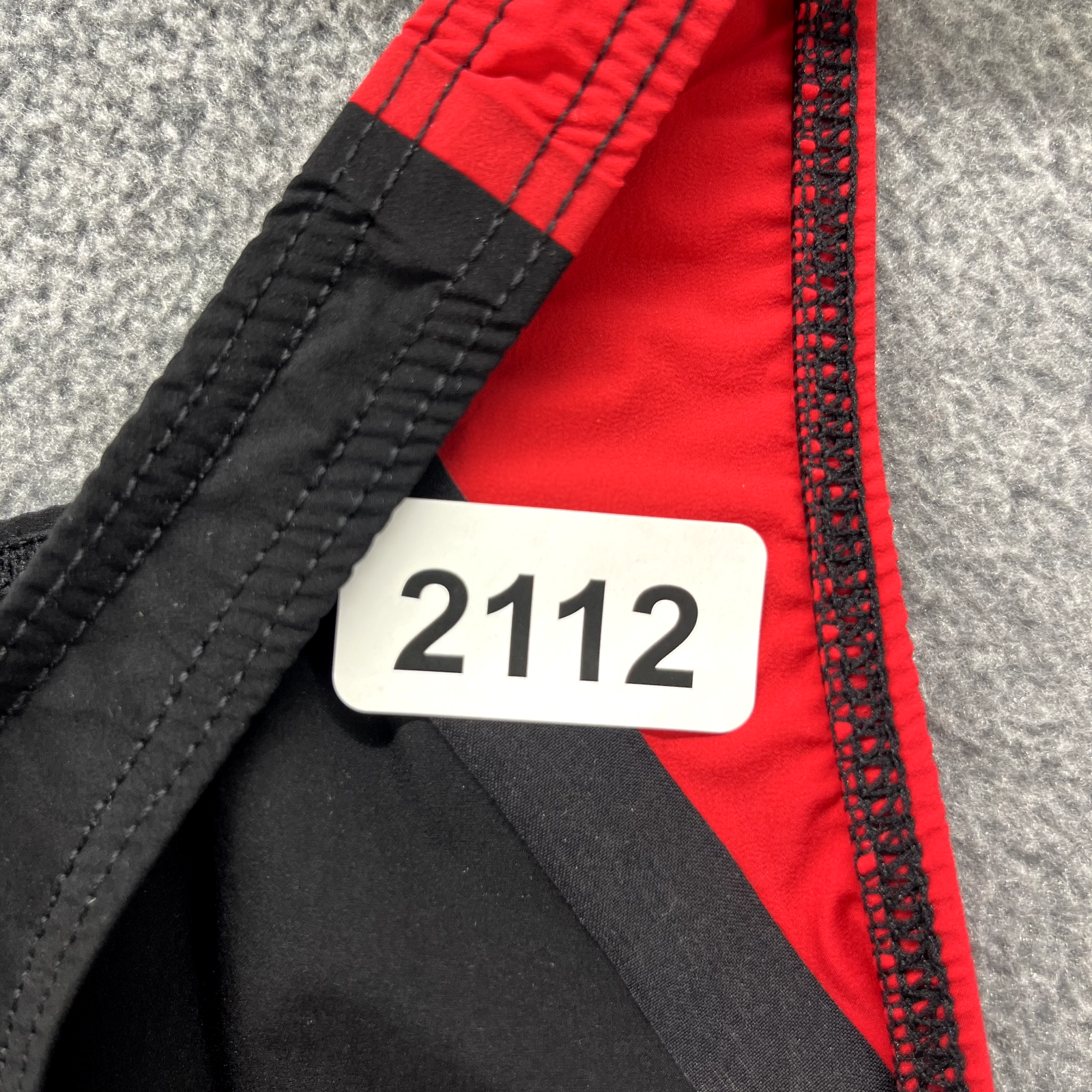 TYR Trisuit Medium Black Red CARBON Aeroback Short John Triathlon Swimwear