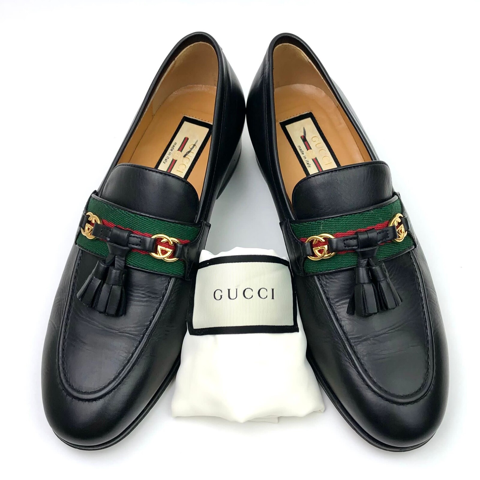 靴 GUCCI Tassel Fringe Curtis Loafers Gucci Calfskin Tassel Fringe Curtis Loafers Size 8.5 | eBay