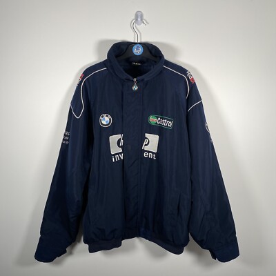 BMW WILLIAMS F1 Formula Team Racing Jacket Full Zip 90s BMW WILLIAMS F1 Formula Team Racing Jacket Full Zip 90s