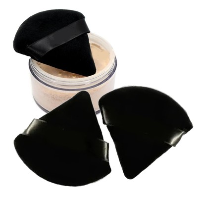 2PCS Triangle Powder Puff Portable Reusable Latex Foam Cosmetic Foundation S BX5