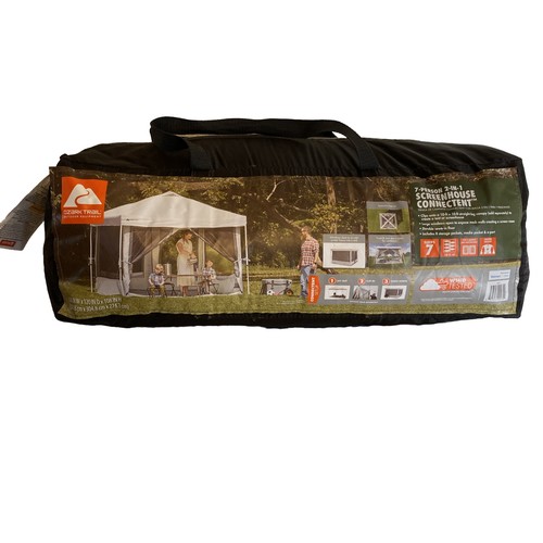Ozark Trail 7Person 2in1 Screen House Connect Tent