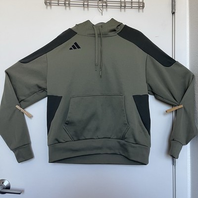 Adidas Mens Hoodie Green Size Small Pullover Long Sleeve Salute to Service