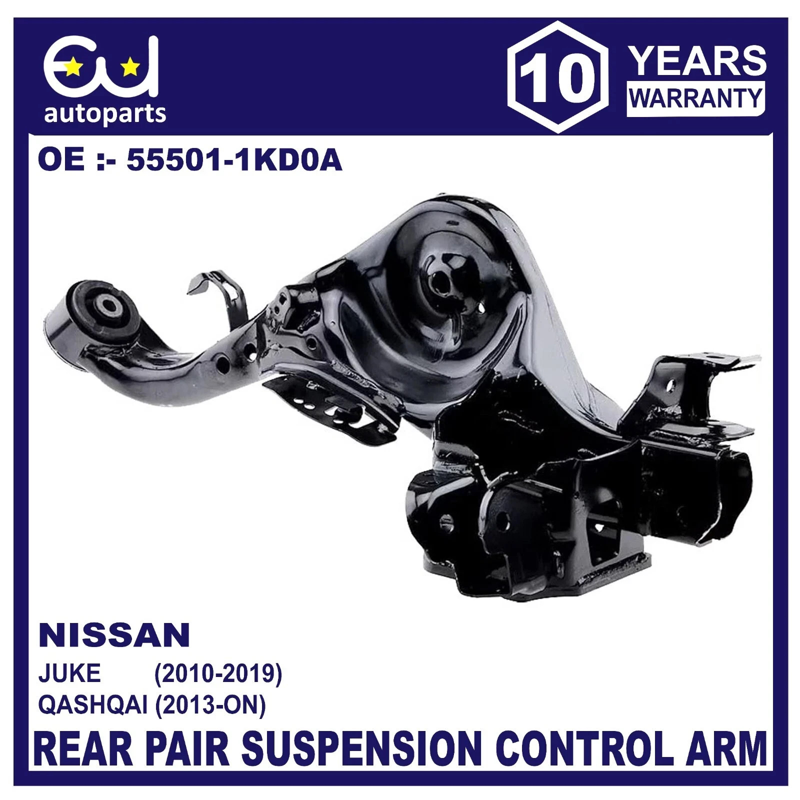 REAR RIGHT SUSPENSION CONTROL ARM KIT FOR NISSAN JUKE F15 QASHQAI 4WD 2010-ON