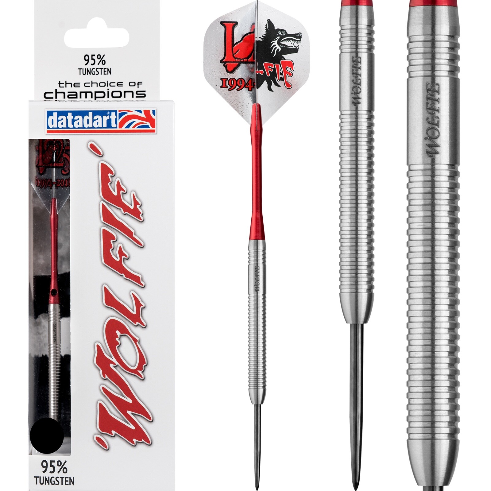 ダーツ DATADART Martin Adams 95 Wolfie 2BA 21g Datadart Martin Adams 95 Darts - Steel Tip - Wolfie