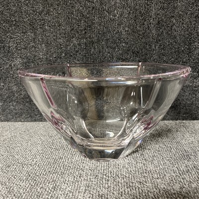 LENOX GIFT OF KNOWLEDGE PINK Cut Crystal Oval Candy Bowl