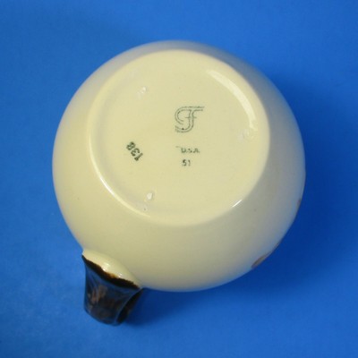 Franciscan OCTOBER Creamer Made in USA Fall Leaves