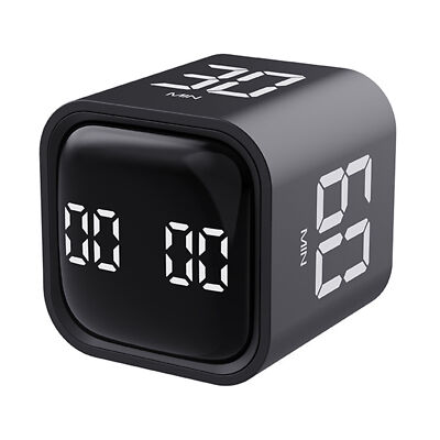 Countdown Cube Timer Productivity Digital with Sensor Led Display