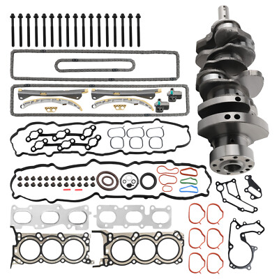 G6DH Engine Rebuild Kit w/ Crankshaft & Head Gasket Set For HYUNDAI KIA 3.3L