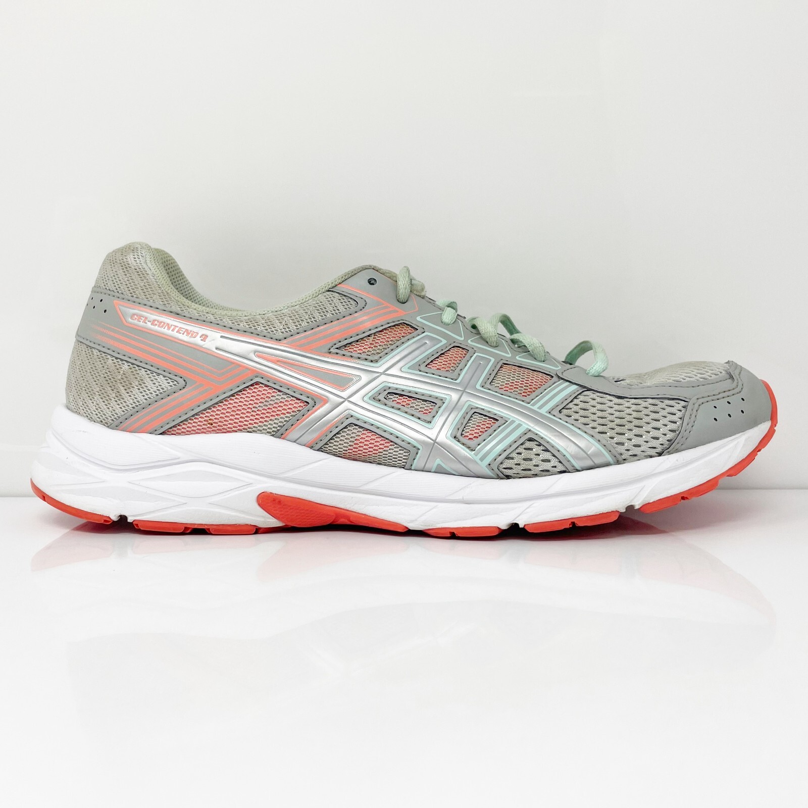 

Женские кроссовки Asics Gel Contend 4 T767Q серые кроссовки размер 11 D, Серый, Gel Contend 4
