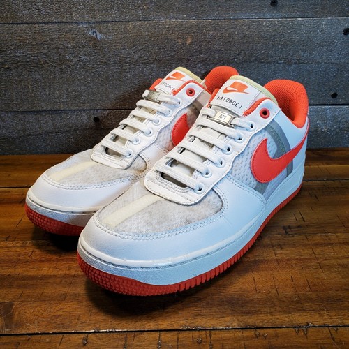 Nike Air Force 1 ’07‎ LV8 White Crimson Basketball Shoes CI060‑102 Men’s Sz 9 Nike Air Force 1  main image 2