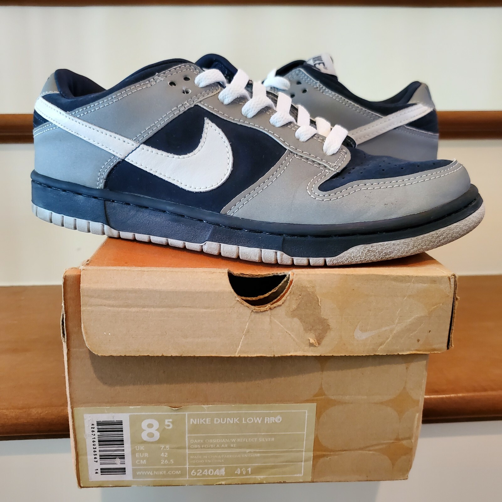 VNDS 2003 Nike Dunk Low Pro 3M Reflective Dark Obsidian VNDS 2003 Nike Dunk Low Pro 3M Reflective Dark Obsidian