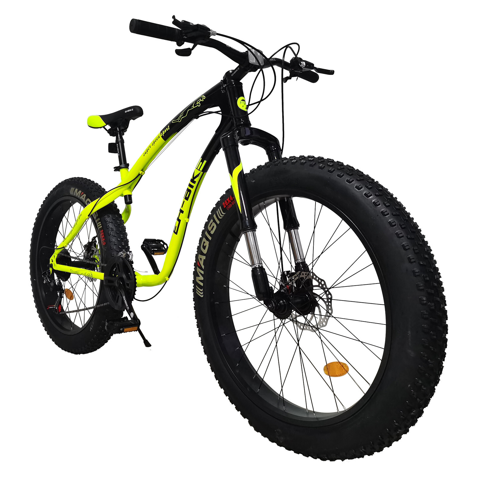 26-inch Fat Tire Off-Road Vehicle, 21-Speed Mountain Snow Bi