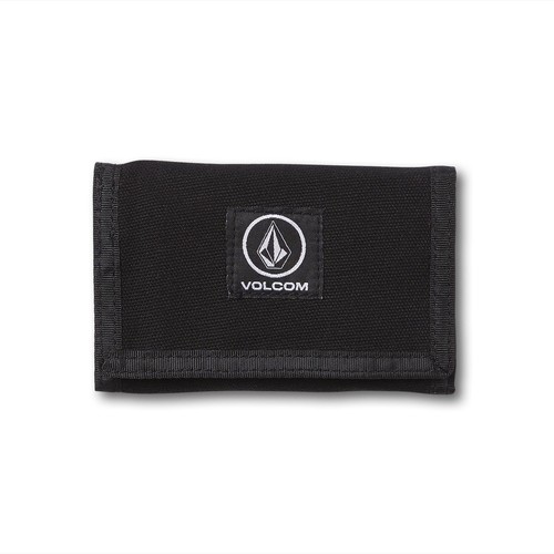 Volcom Men's Box Stone Trifold Wallet Black