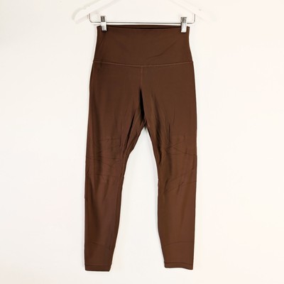 Lululemon Align Pant II 25in in Roasted Brown US 6 Soft Leggings