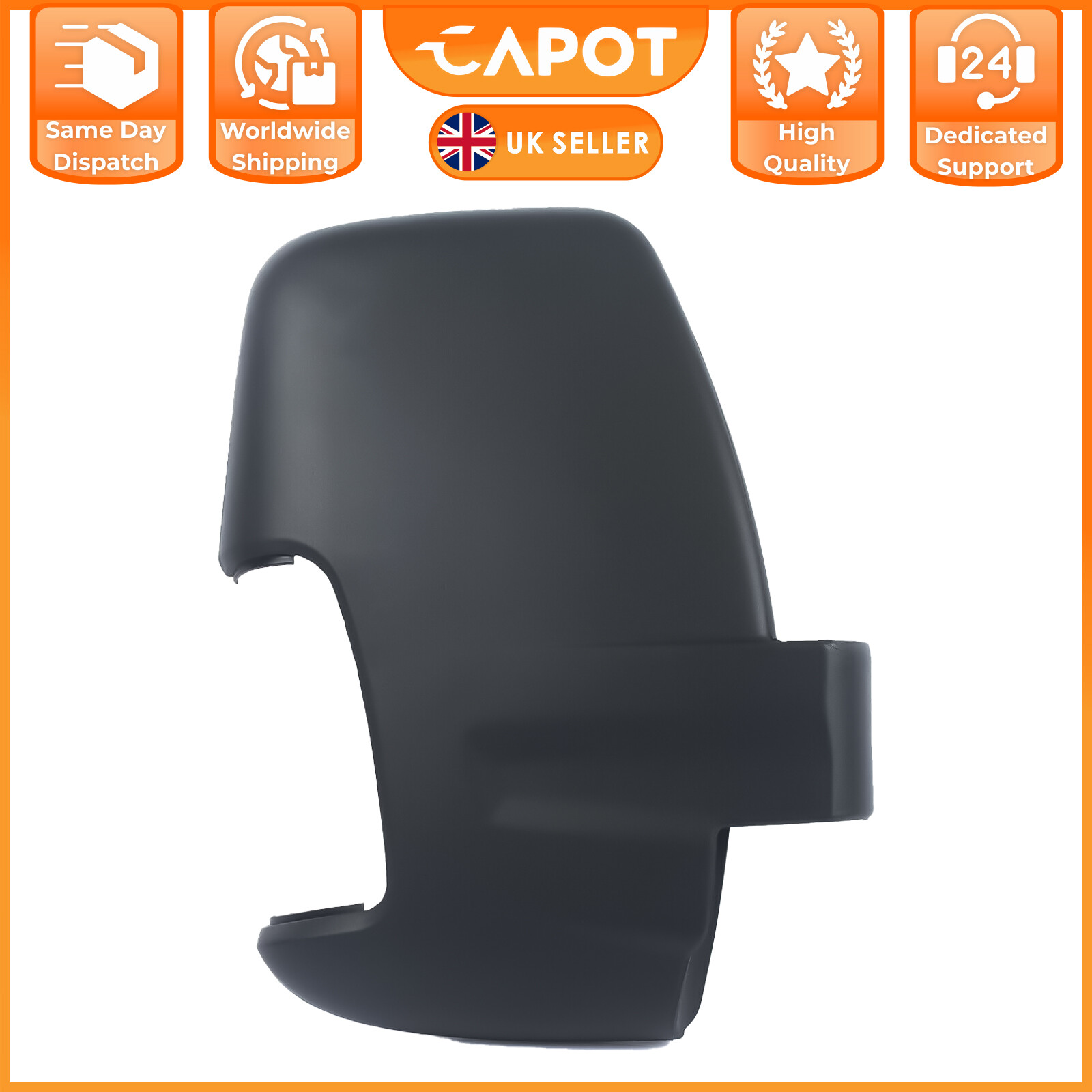 For Ford Transit MK8 Right Side Door Wing Mirror Cap Cover 1823808 (2014 On)