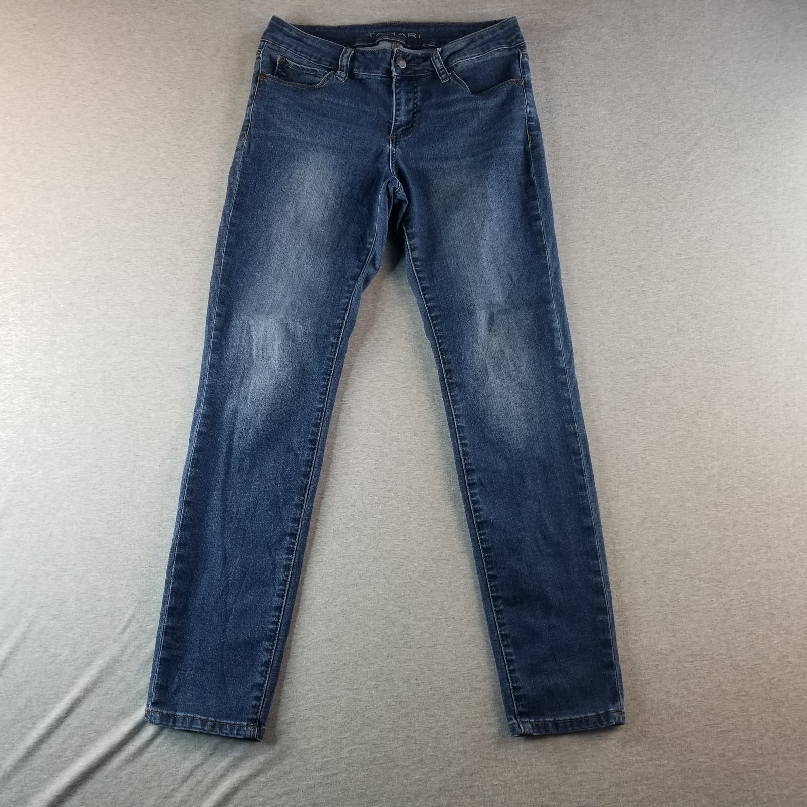 Tahari Jeans Women's Sz 4/27 Dark Wash Normcore Cute Trendy Nice Quality