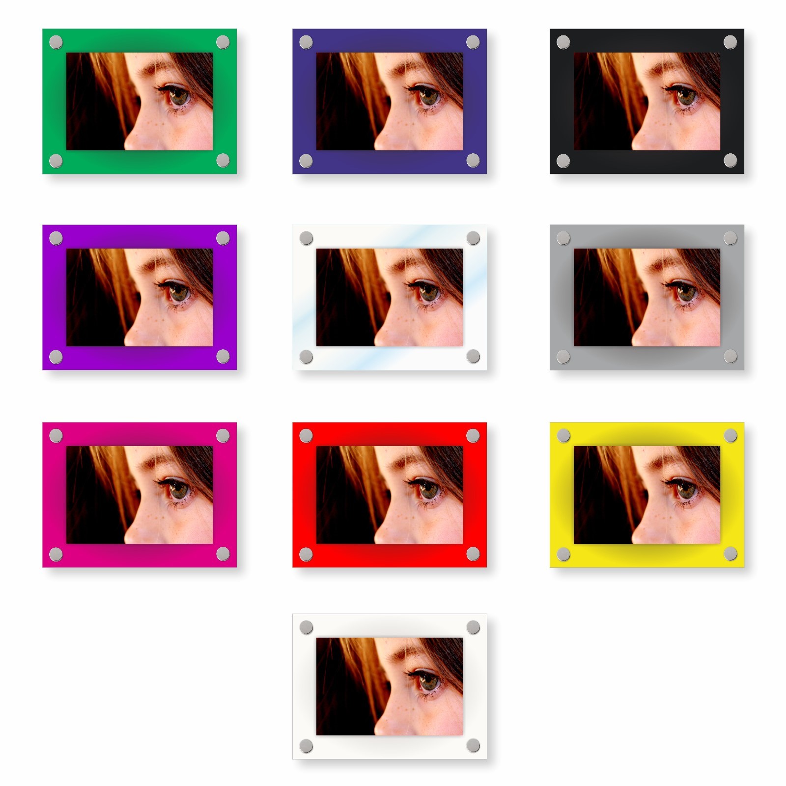 Photo Frame Wall Mount Clear Perspex Poster Picture Display Holder Various Sizes eBay