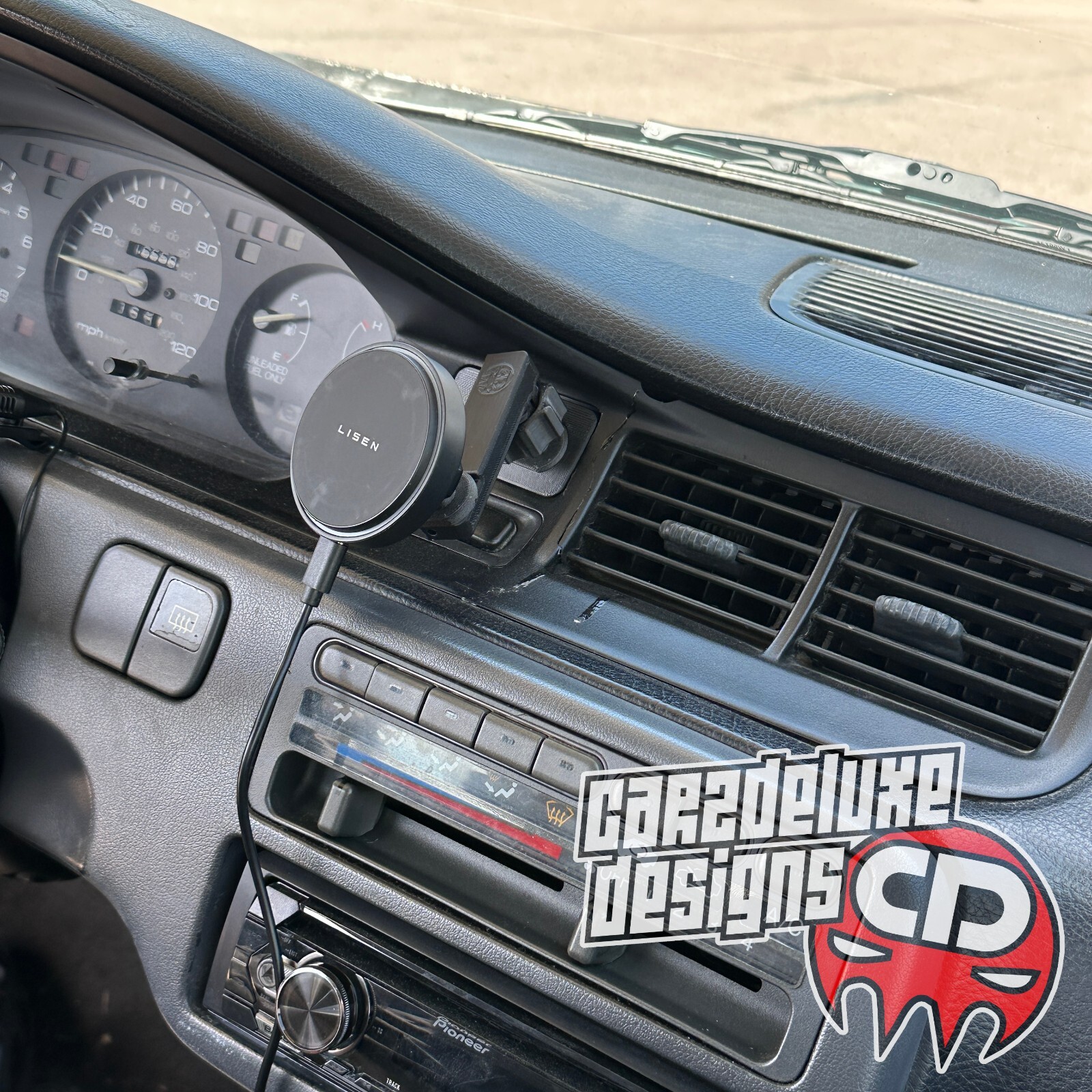 Clock Phone Holder Fits 1992-1995 Honda Civic EG